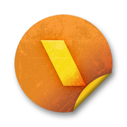 orange,grunge,sticker,badge icon