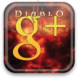 diablo,google,plus icon