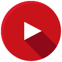 media, social, youtube svg vector icon