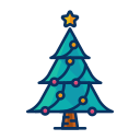 celebrate, christmas, decorate, decoration, tree svg vector icon
