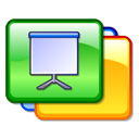 kpresenter,presentation,slide icon