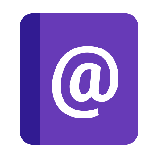 Address Book svg vector icon