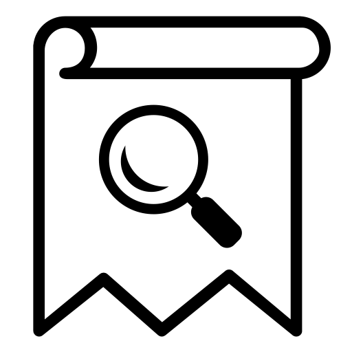 Special Information Inquiry Of Small Ticket svg vector icon