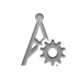 antenna,gear icon