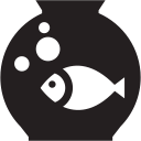 animals, care, fish, pet svg vector icon