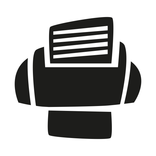 Printer svg vector icon