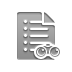 list,binoculars icon