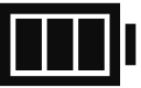 battery, battery status, full, full battery svg vector icon