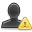 user,warning,account,profile,people,human,alert,exclamation,wrong,error icon