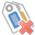 delete, tags icon