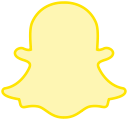 line, snapchat, social, transparent svg vector icon