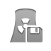 nuclear,power,plant,diskette icon