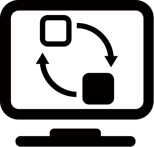 Interactive Query svg vector icon