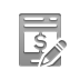 invoice,pencil icon