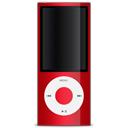 apple, ipod, red icon