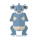 kanto, nidoqueen, normal, poison, pokemon svg vector icon
