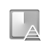 gradient,angle,pyramid icon