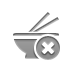 chopsticks,bowl,close icon