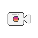 instagram, post, record, video svg vector icon