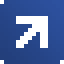 arrow, up right icon
