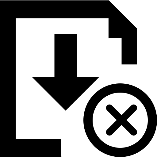 Clear Down Configuration svg vector icon