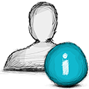 info, user icon