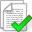 accept, document icon