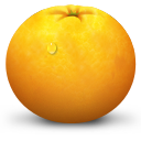 fruit, orange icon