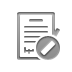 contract,cancel icon