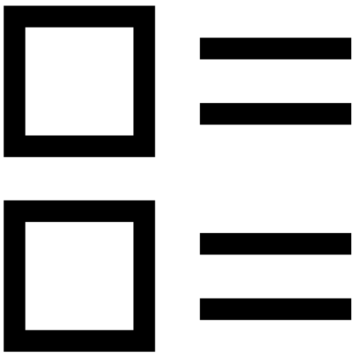Listing svg vector icon