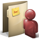 folder, user icon