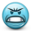 angry, crazy, emot, mad, smiley, smiley face icon