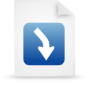 blue, document, file, paper icon