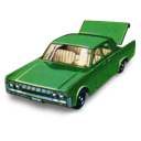 boot, car, continental, lincoln, open, with icon