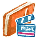 movies, red icon