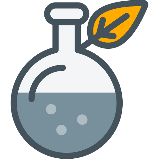 Lab Flask Leaf svg vector icon