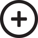 add, linecon, more, plus, round svg vector icon