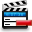 delete, movie icon