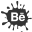 social,media,blot,set,behance icon