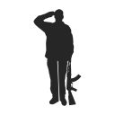 army, general, man, military, salute svg vector icon