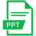 document, extension, file, ppt svg vector icon