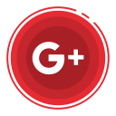google, plus, social media svg vector icon