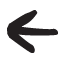 arrow, left icon