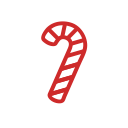 candy, cane, christmas, lovely, sweet, weihnachten, x-mas, zuckerstange svg vector icon
