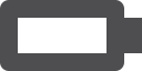 battery, empty svg vector icon