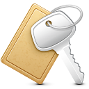 checkin, key icon