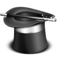 hat, magician, wizard icon