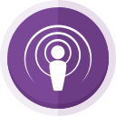 apple podcast, apple podcast logo, audio, podcast, podcast logo svg vector icon