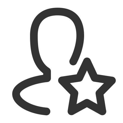 Friend Famous svg vector icon
