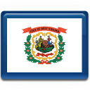 flag, virginia, west icon